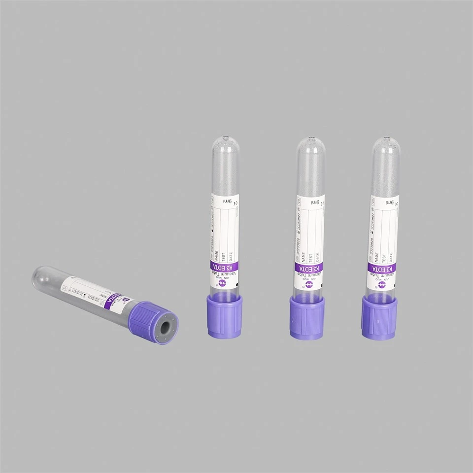 Disposable Purple Cap EDTA K2 Blood Collection Tube