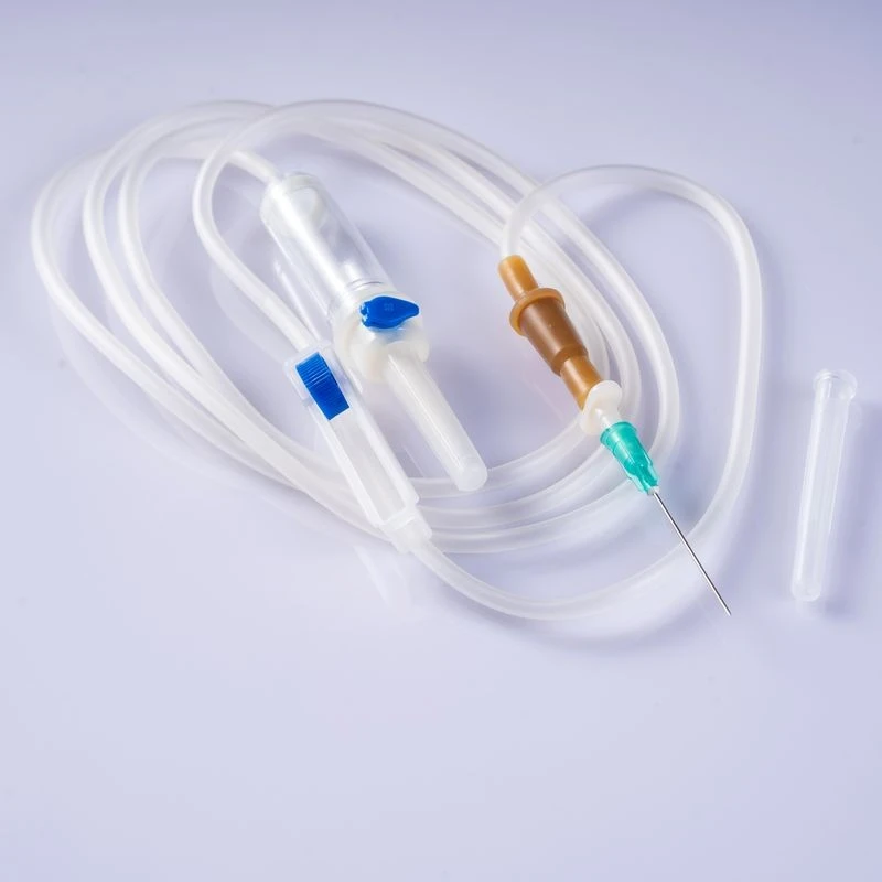 Infusion Set With IV Fluid Flow Regulator