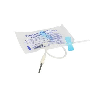 פרפר 20G-23G נירוסטה מחטי איסוף דם PVC ABS