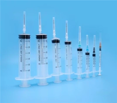 מזרק חד פעמי עם לואר לוק או לואר סליפ